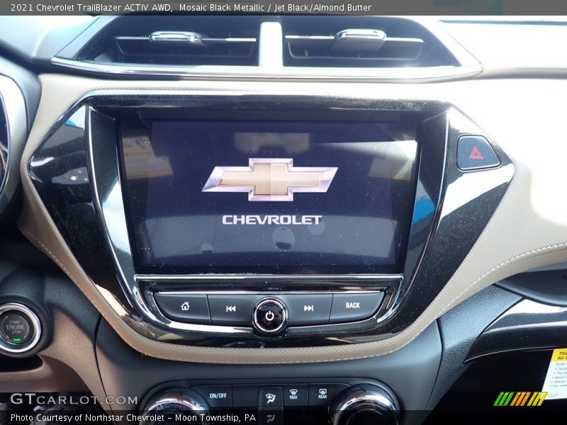 Mosaic Black Metallic / Jet Black/Almond Butter 2021 Chevrolet TrailBlazer ACTIV AWD