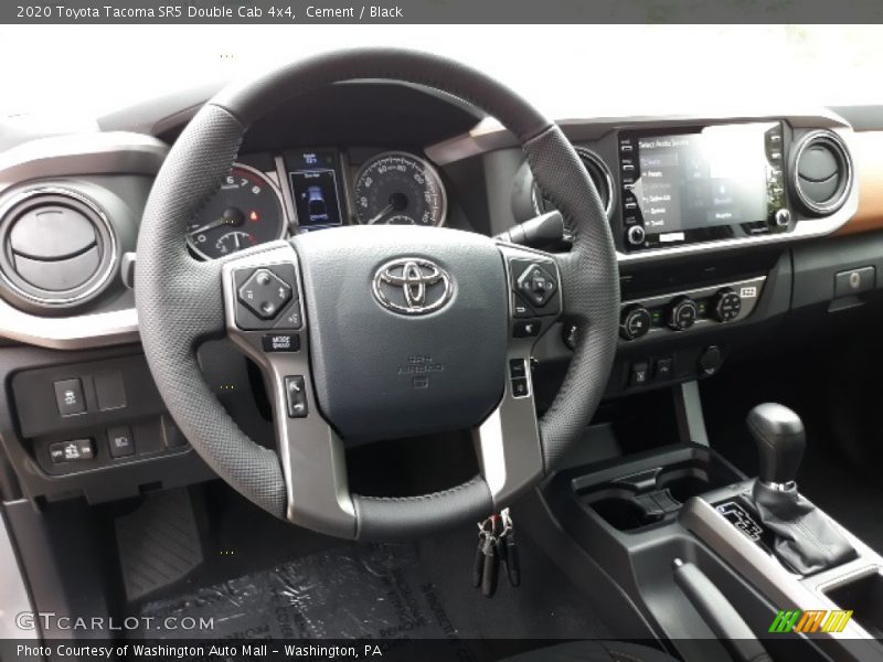 Cement / Black 2020 Toyota Tacoma SR5 Double Cab 4x4