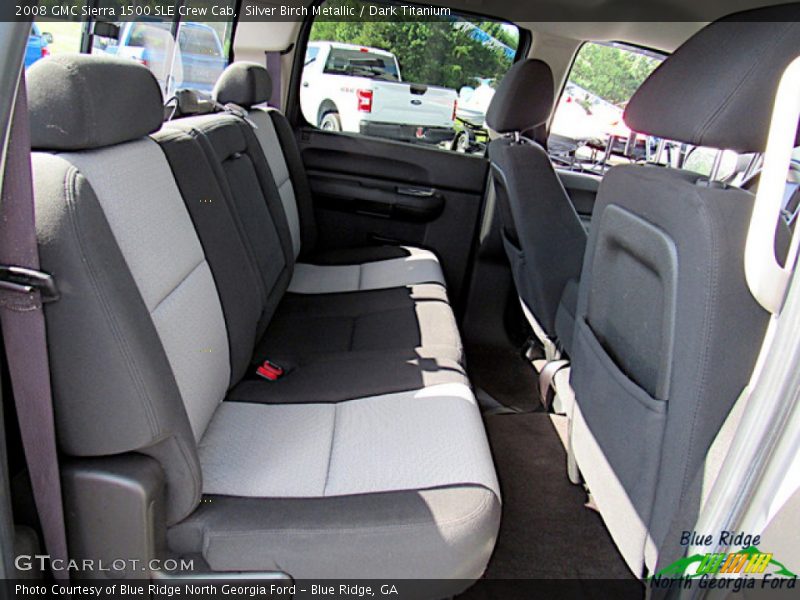 Silver Birch Metallic / Dark Titanium 2008 GMC Sierra 1500 SLE Crew Cab