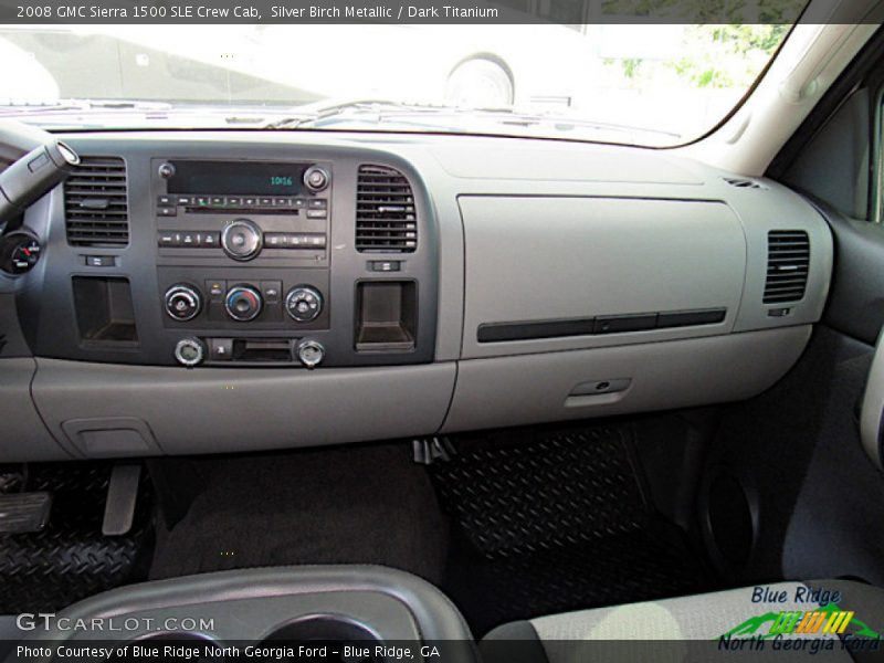 Silver Birch Metallic / Dark Titanium 2008 GMC Sierra 1500 SLE Crew Cab