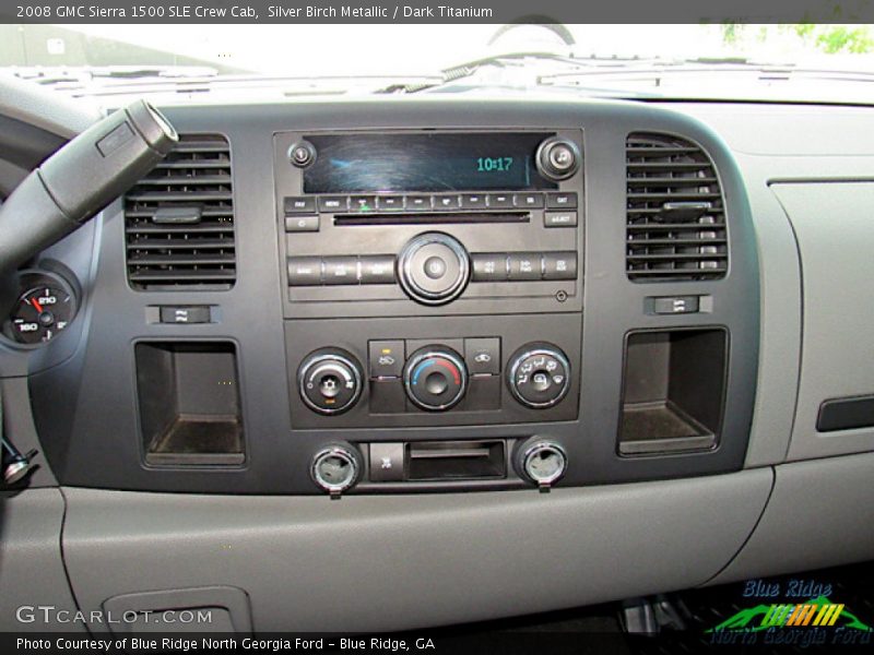 Silver Birch Metallic / Dark Titanium 2008 GMC Sierra 1500 SLE Crew Cab