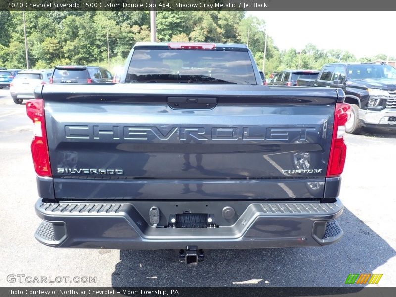 Shadow Gray Metallic / Jet Black 2020 Chevrolet Silverado 1500 Custom Double Cab 4x4