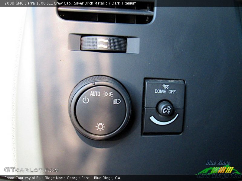 Silver Birch Metallic / Dark Titanium 2008 GMC Sierra 1500 SLE Crew Cab