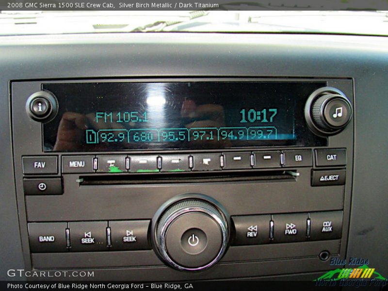 Silver Birch Metallic / Dark Titanium 2008 GMC Sierra 1500 SLE Crew Cab