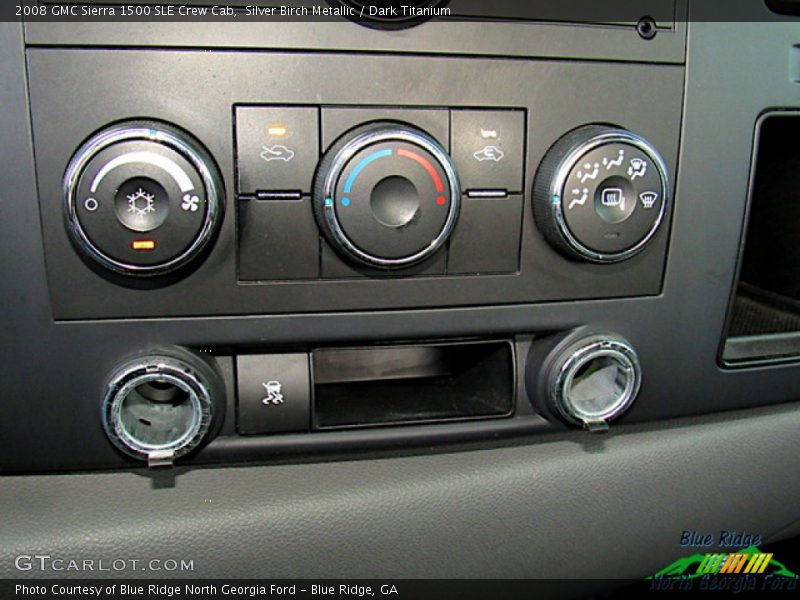 Silver Birch Metallic / Dark Titanium 2008 GMC Sierra 1500 SLE Crew Cab