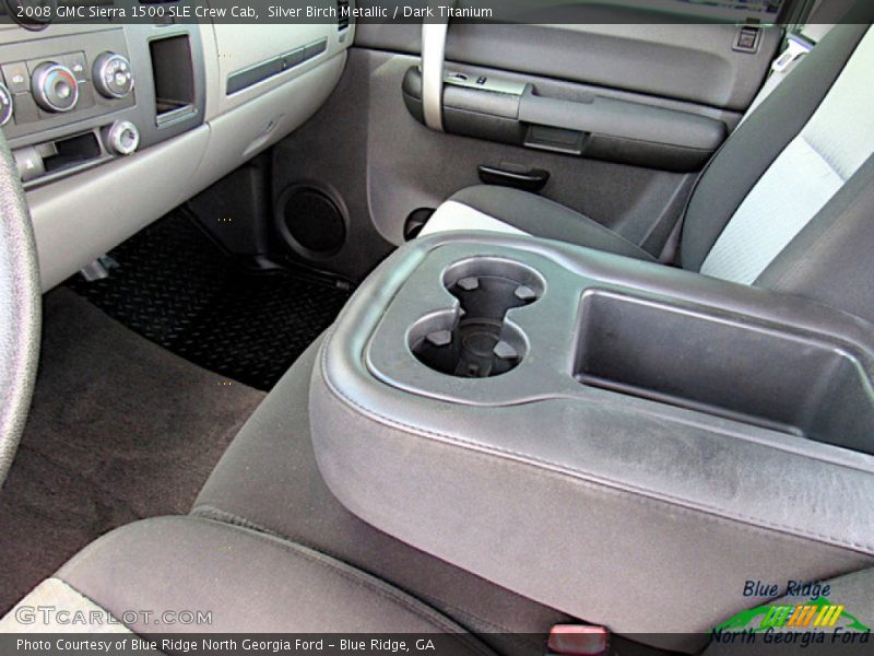 Silver Birch Metallic / Dark Titanium 2008 GMC Sierra 1500 SLE Crew Cab