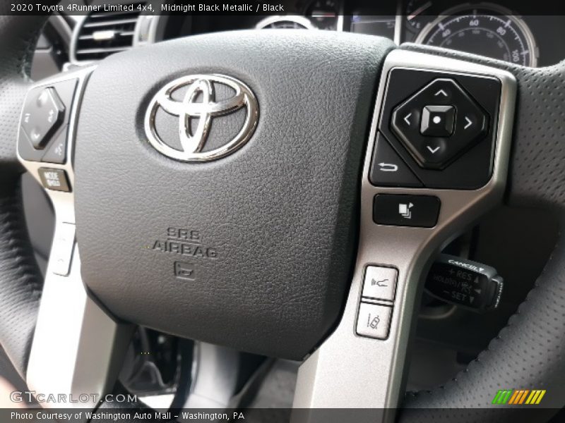 Midnight Black Metallic / Black 2020 Toyota 4Runner Limited 4x4