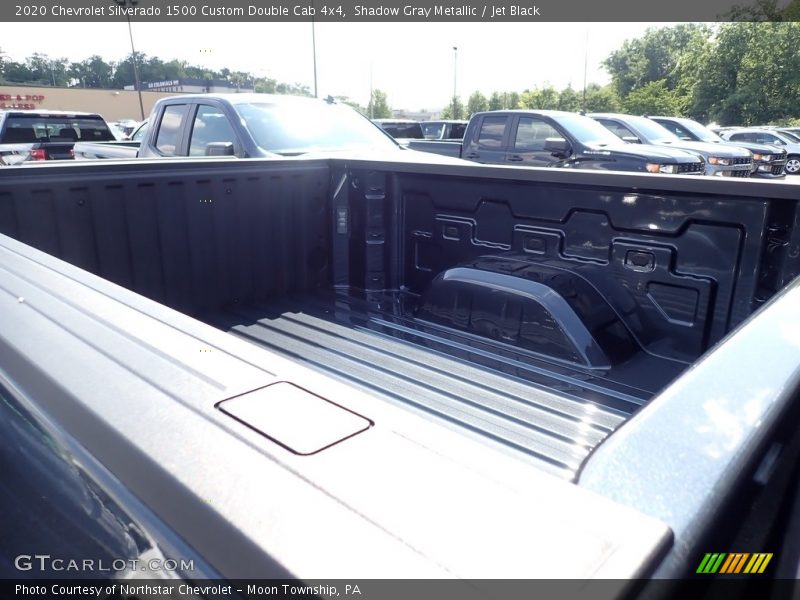 Shadow Gray Metallic / Jet Black 2020 Chevrolet Silverado 1500 Custom Double Cab 4x4