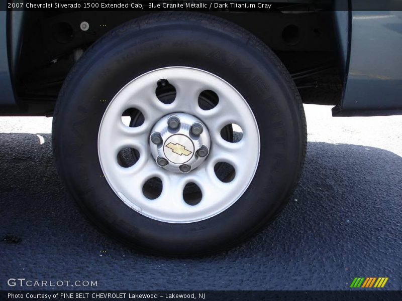 Blue Granite Metallic / Dark Titanium Gray 2007 Chevrolet Silverado 1500 Extended Cab