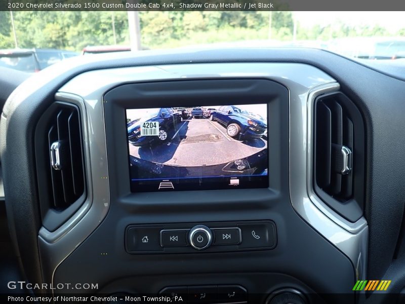 Shadow Gray Metallic / Jet Black 2020 Chevrolet Silverado 1500 Custom Double Cab 4x4