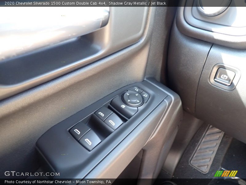 Shadow Gray Metallic / Jet Black 2020 Chevrolet Silverado 1500 Custom Double Cab 4x4