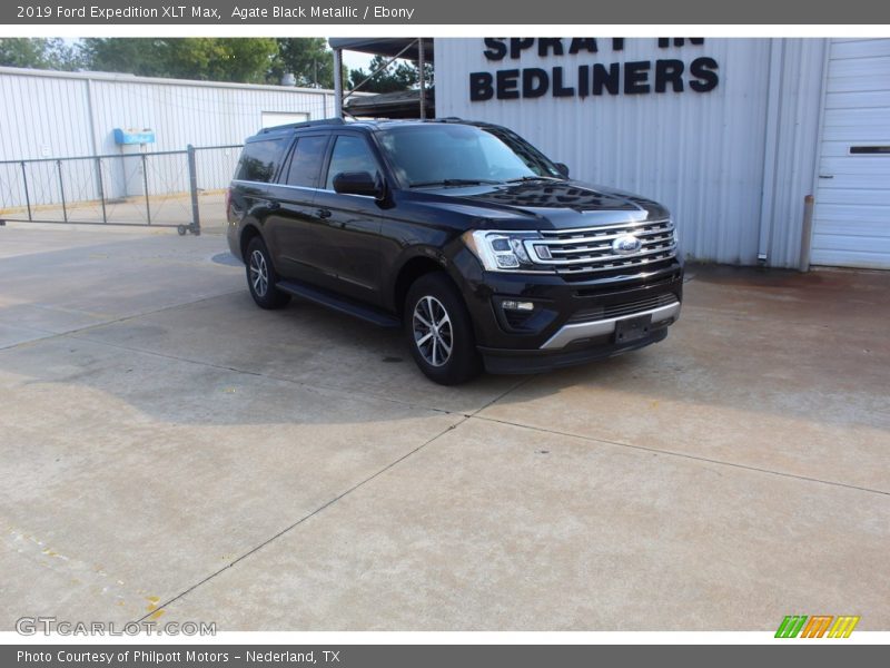 Agate Black Metallic / Ebony 2019 Ford Expedition XLT Max