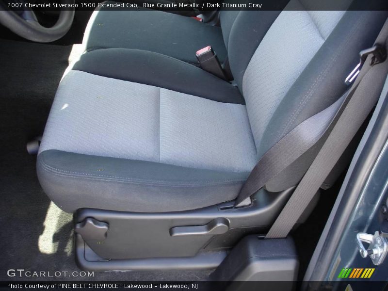 Blue Granite Metallic / Dark Titanium Gray 2007 Chevrolet Silverado 1500 Extended Cab