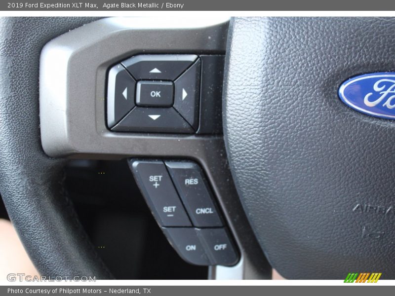 Agate Black Metallic / Ebony 2019 Ford Expedition XLT Max