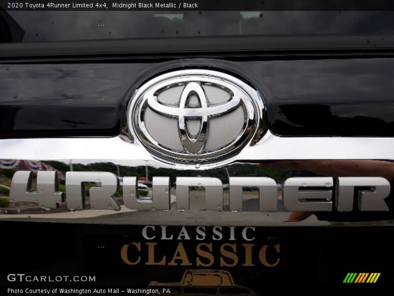 Midnight Black Metallic / Black 2020 Toyota 4Runner Limited 4x4