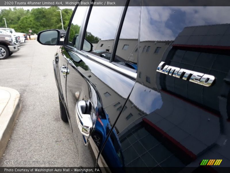 Midnight Black Metallic / Black 2020 Toyota 4Runner Limited 4x4