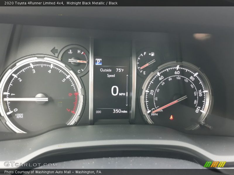 Midnight Black Metallic / Black 2020 Toyota 4Runner Limited 4x4