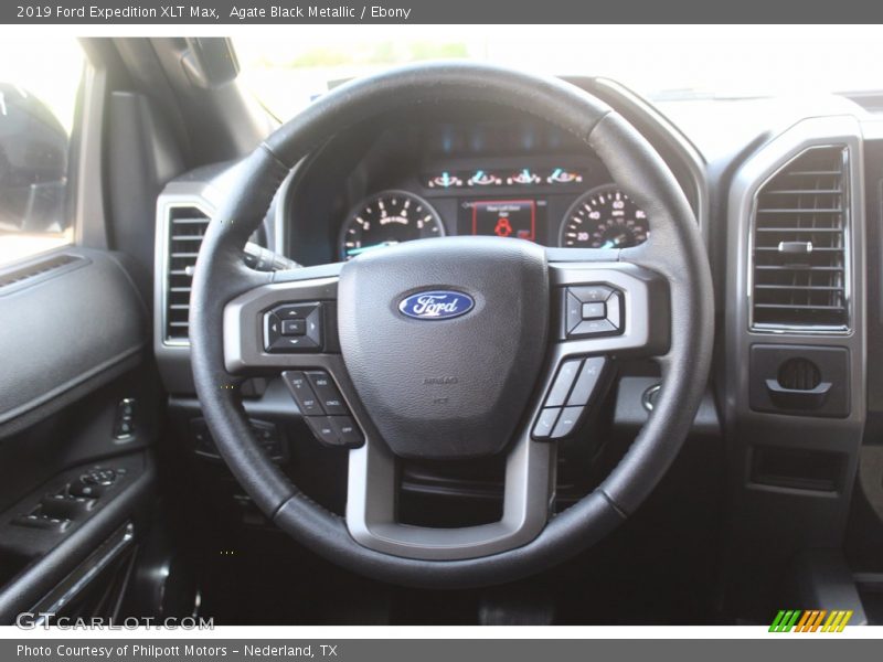 Agate Black Metallic / Ebony 2019 Ford Expedition XLT Max
