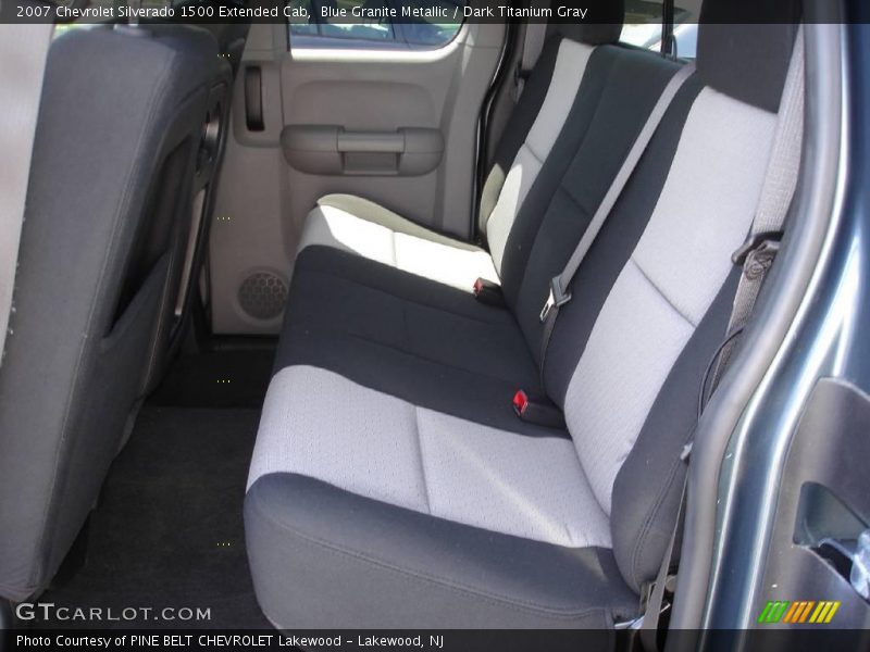Blue Granite Metallic / Dark Titanium Gray 2007 Chevrolet Silverado 1500 Extended Cab