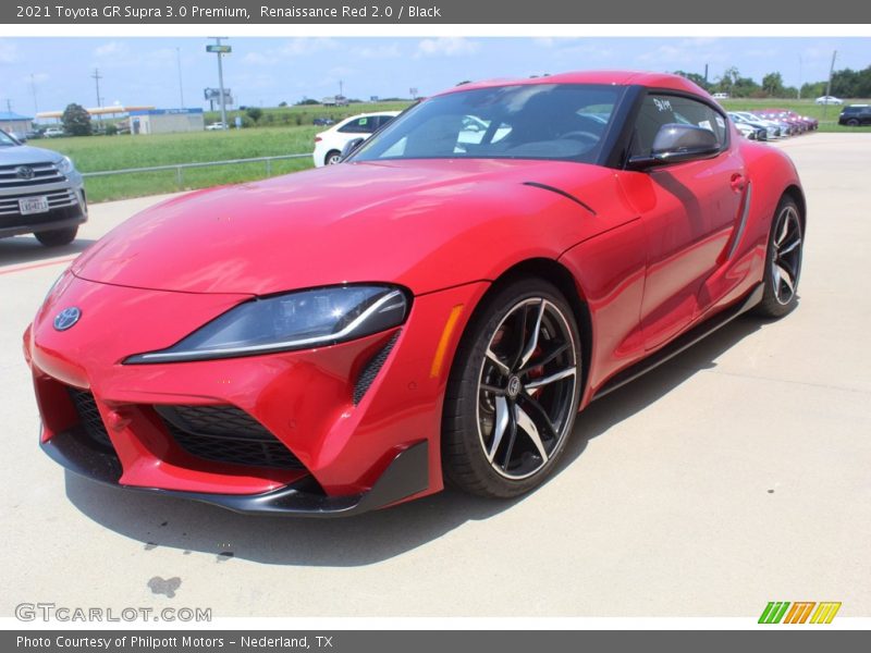 Front 3/4 View of 2021 GR Supra 3.0 Premium
