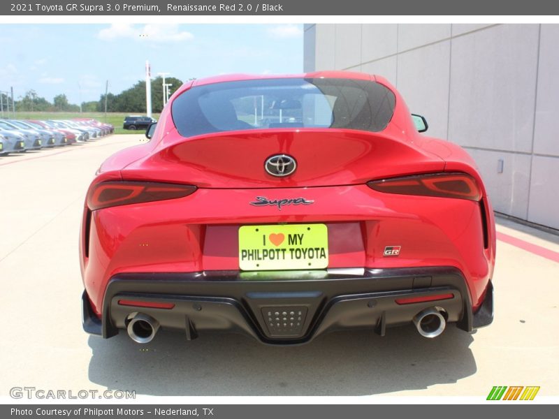 Exhaust of 2021 GR Supra 3.0 Premium