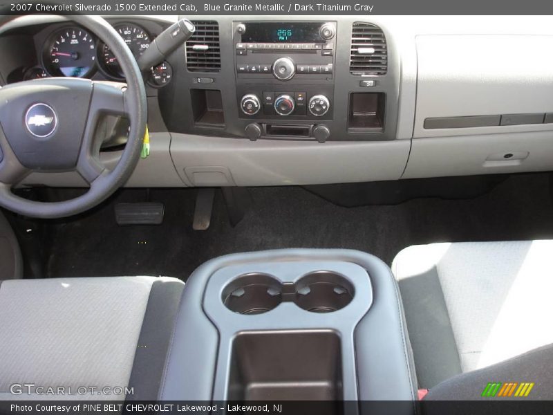 Blue Granite Metallic / Dark Titanium Gray 2007 Chevrolet Silverado 1500 Extended Cab