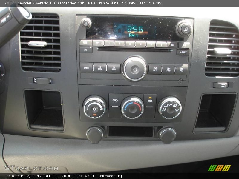 Blue Granite Metallic / Dark Titanium Gray 2007 Chevrolet Silverado 1500 Extended Cab