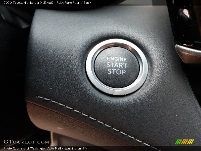 Ruby Flare Pearl / Black 2020 Toyota Highlander XLE AWD