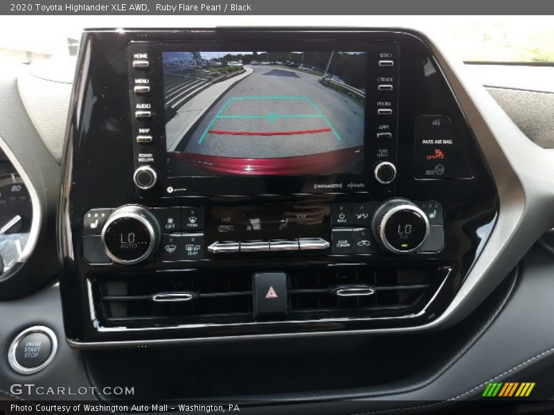 Ruby Flare Pearl / Black 2020 Toyota Highlander XLE AWD