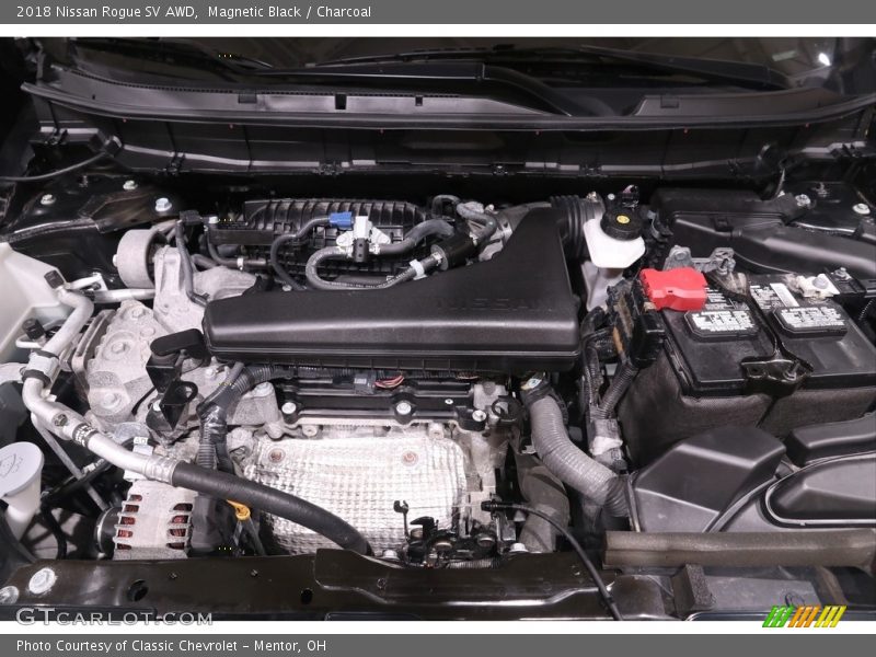Magnetic Black / Charcoal 2018 Nissan Rogue SV AWD