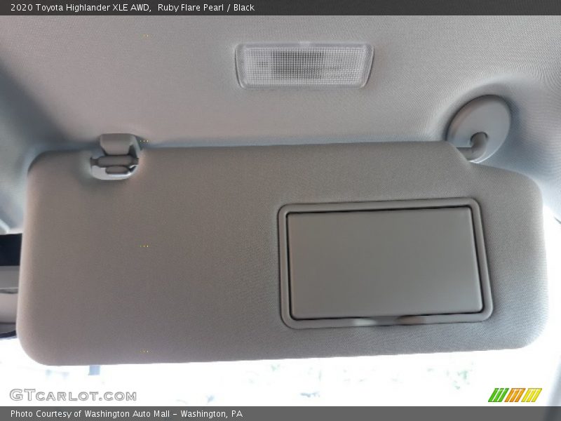 Ruby Flare Pearl / Black 2020 Toyota Highlander XLE AWD