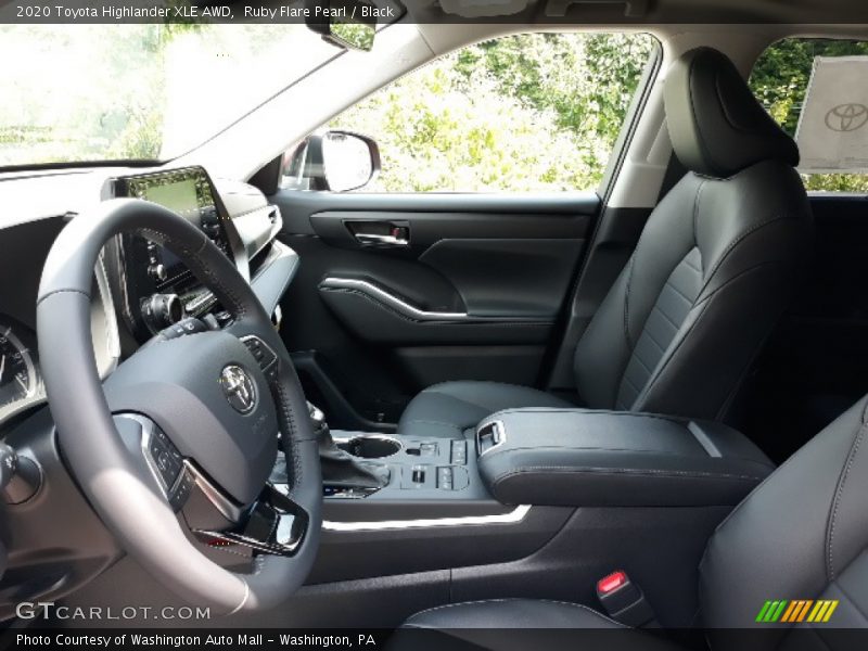 Ruby Flare Pearl / Black 2020 Toyota Highlander XLE AWD