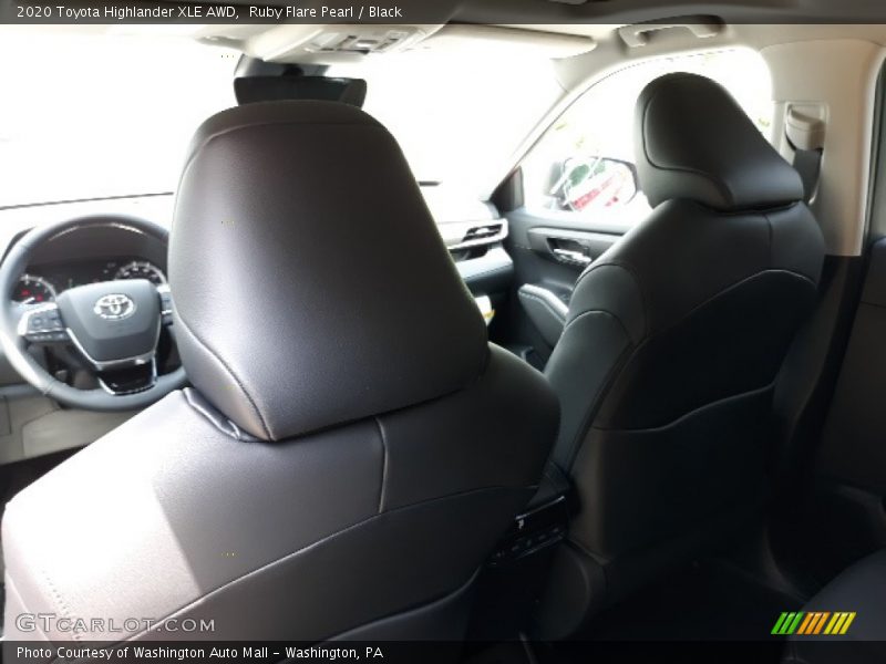 Ruby Flare Pearl / Black 2020 Toyota Highlander XLE AWD