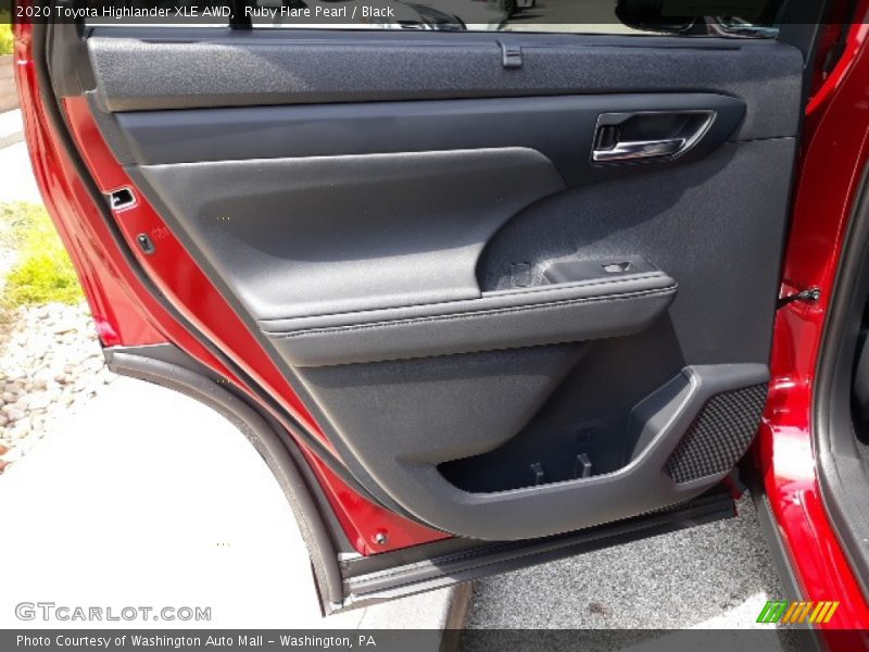 Ruby Flare Pearl / Black 2020 Toyota Highlander XLE AWD