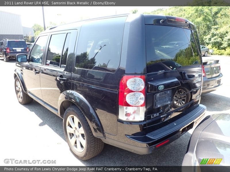 Santorini Black Metallic / Ebony/Ebony 2011 Land Rover LR4 HSE