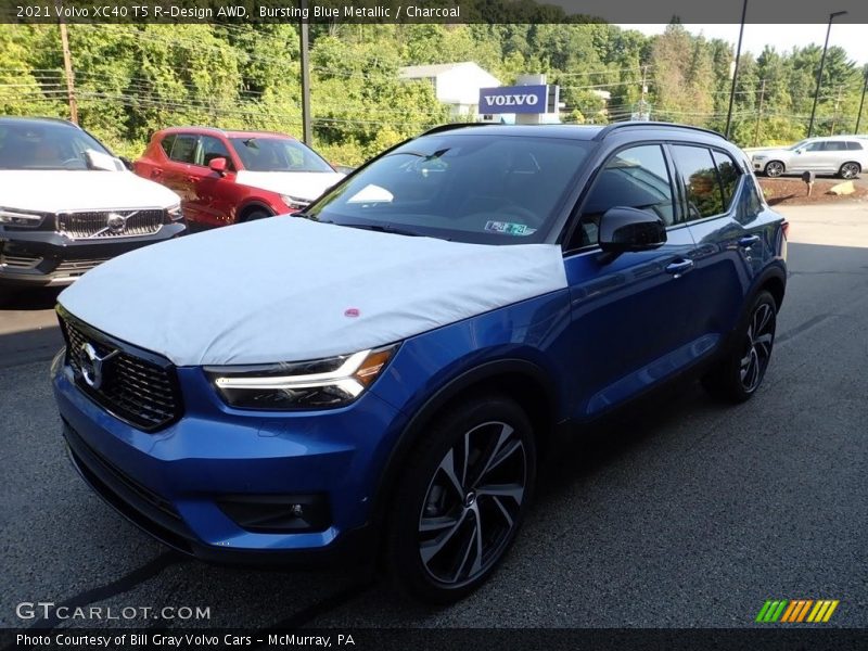 Bursting Blue Metallic / Charcoal 2021 Volvo XC40 T5 R-Design AWD