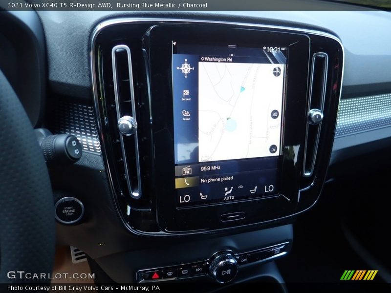 Navigation of 2021 XC40 T5 R-Design AWD