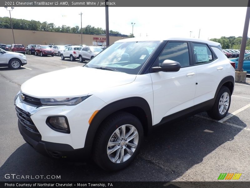 Summit White / Jet Black 2021 Chevrolet TrailBlazer LS AWD