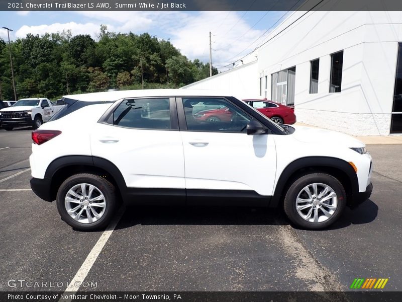 Summit White / Jet Black 2021 Chevrolet TrailBlazer LS AWD