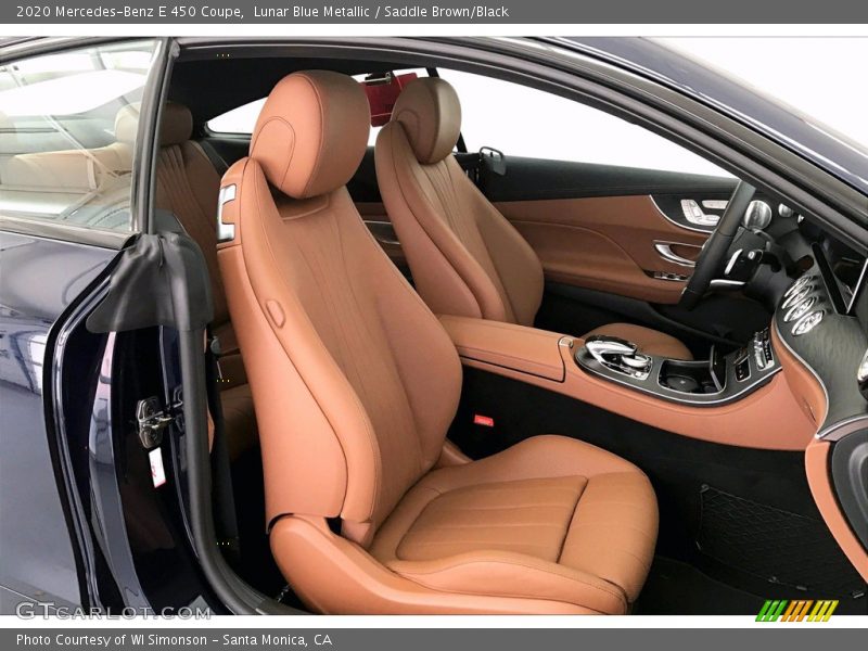  2020 E 450 Coupe Saddle Brown/Black Interior