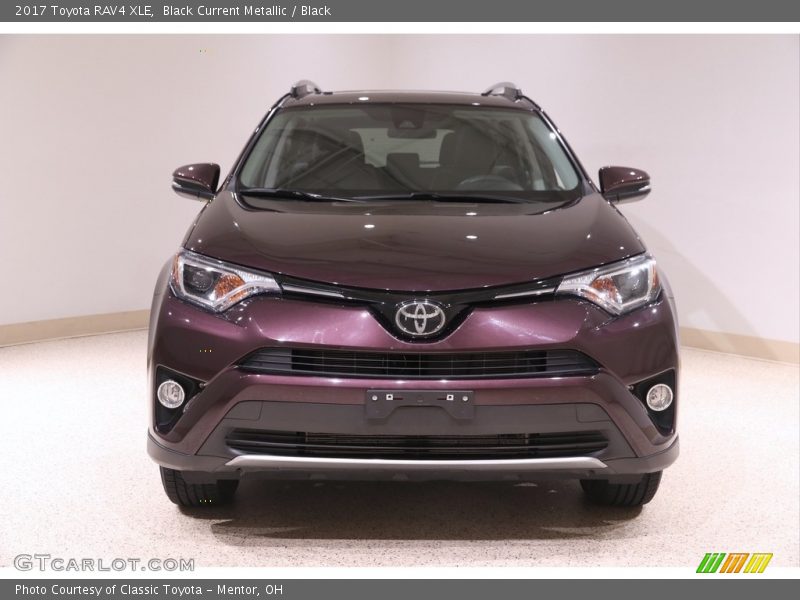 Black Current Metallic / Black 2017 Toyota RAV4 XLE