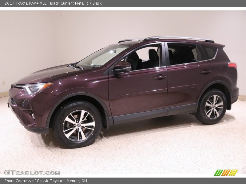 Black Current Metallic / Black 2017 Toyota RAV4 XLE