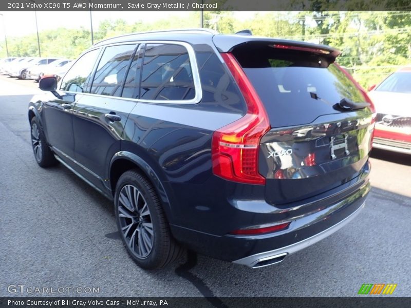 Savile Gray Metallic / Charcoal 2021 Volvo XC90 T5 AWD Momentum