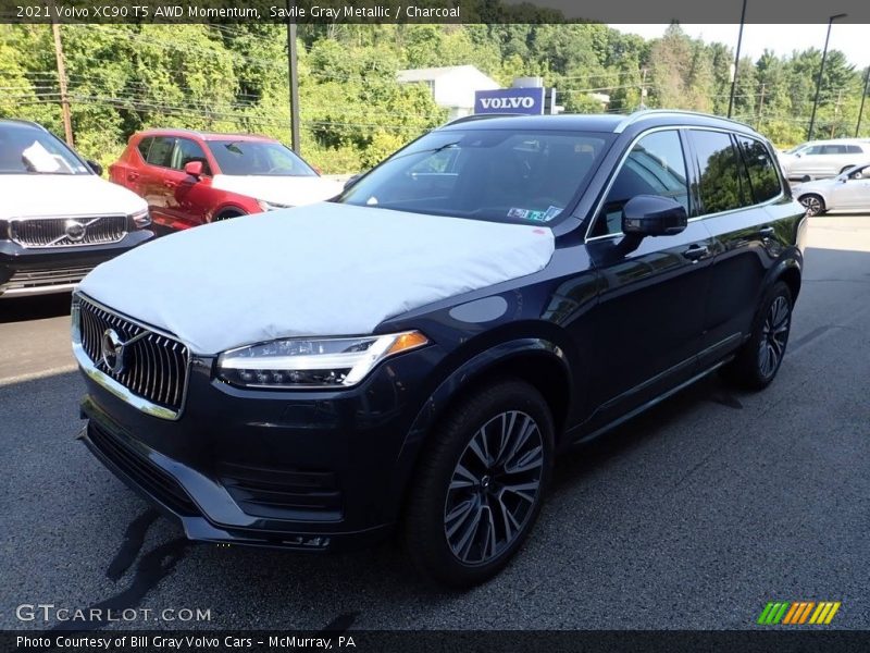 Savile Gray Metallic / Charcoal 2021 Volvo XC90 T5 AWD Momentum