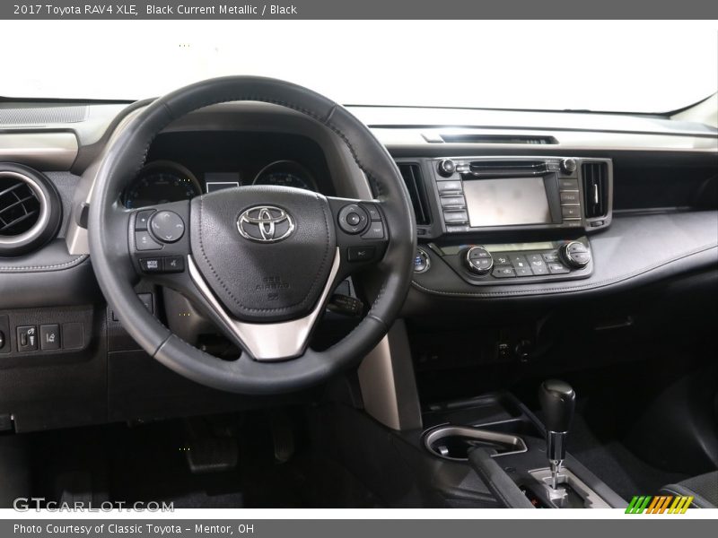 Black Current Metallic / Black 2017 Toyota RAV4 XLE