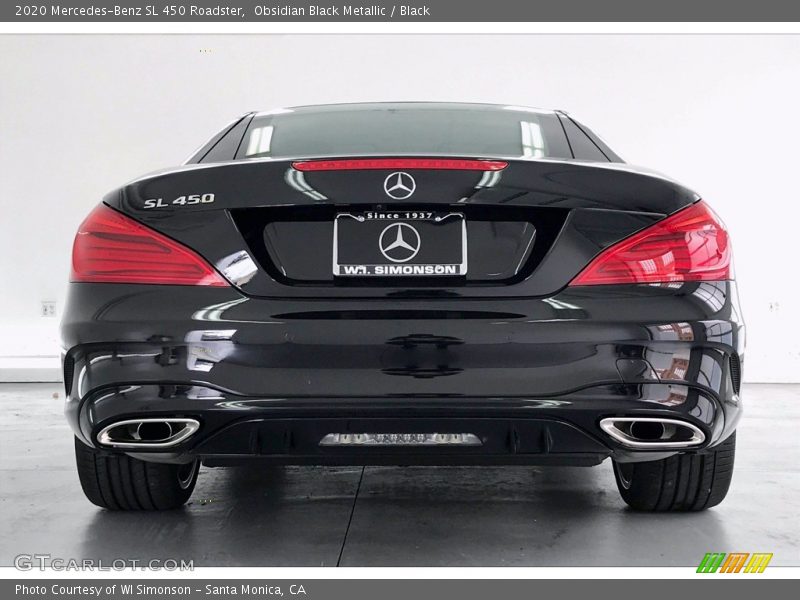 Obsidian Black Metallic / Black 2020 Mercedes-Benz SL 450 Roadster