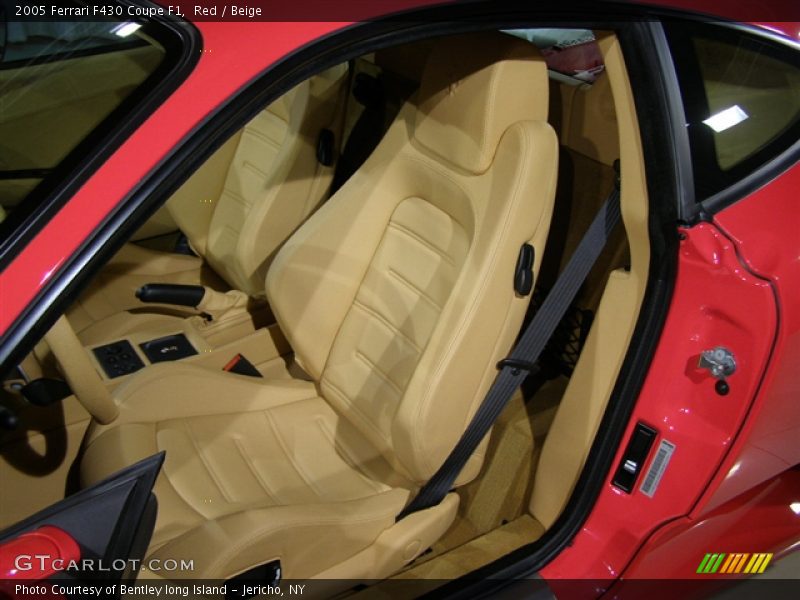 Red / Beige 2005 Ferrari F430 Coupe F1