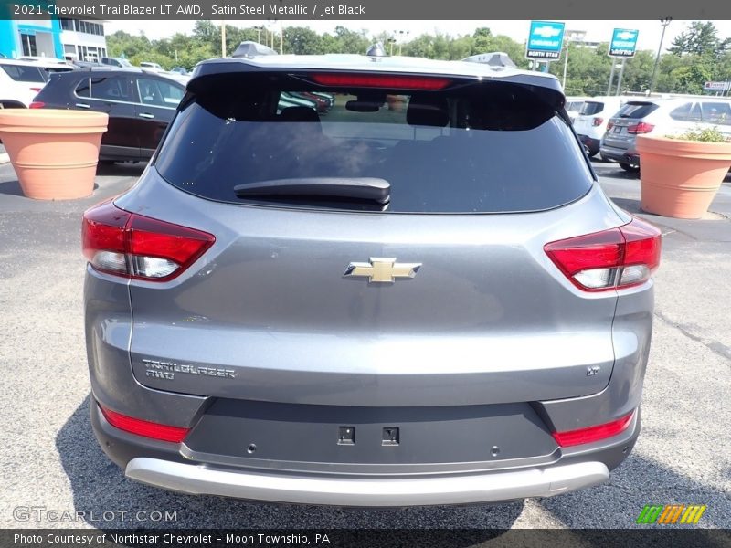 Satin Steel Metallic / Jet Black 2021 Chevrolet TrailBlazer LT AWD