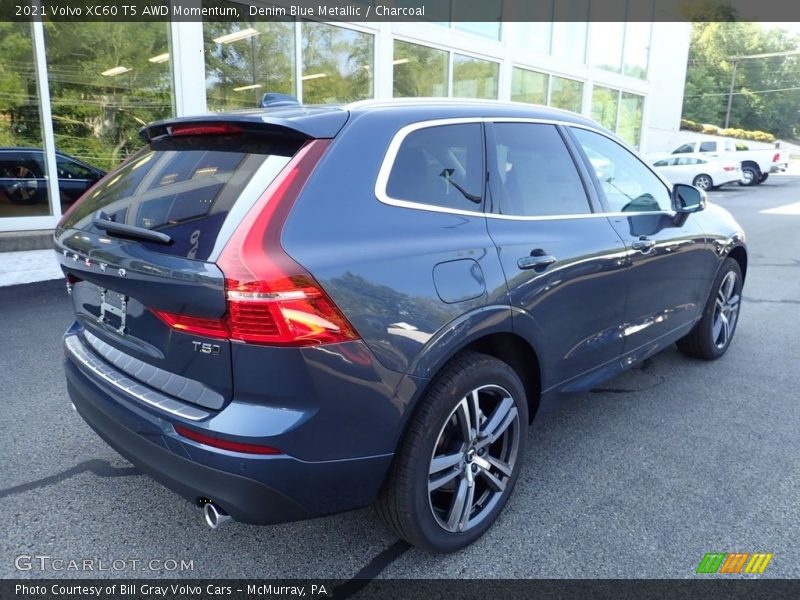 Denim Blue Metallic / Charcoal 2021 Volvo XC60 T5 AWD Momentum