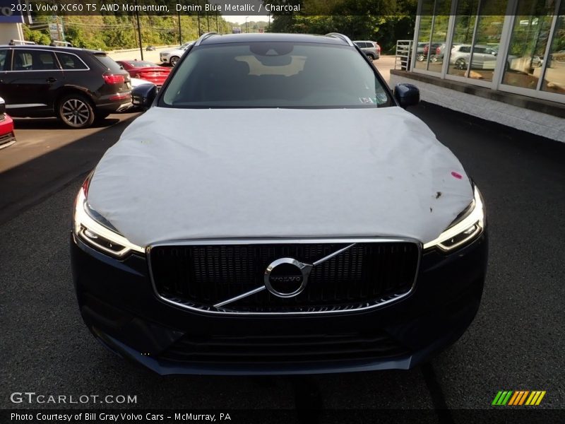 Denim Blue Metallic / Charcoal 2021 Volvo XC60 T5 AWD Momentum